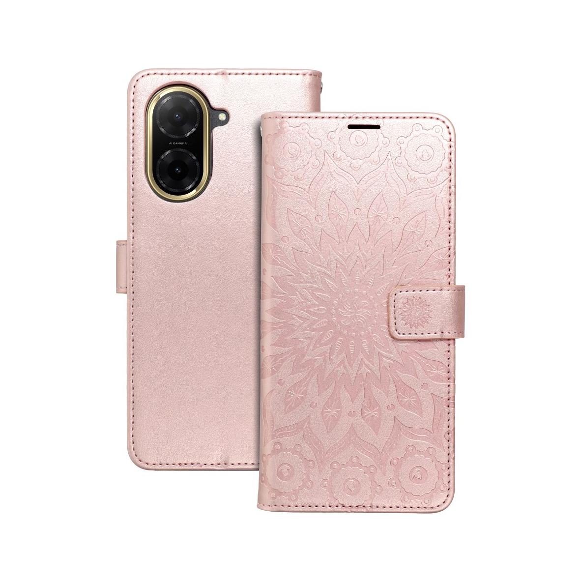 Etui z klapką na Xiaomi Redmi A5 ( 173,3 x 79,4 x 8,26) Mezzo Book mandala złoto-różowe