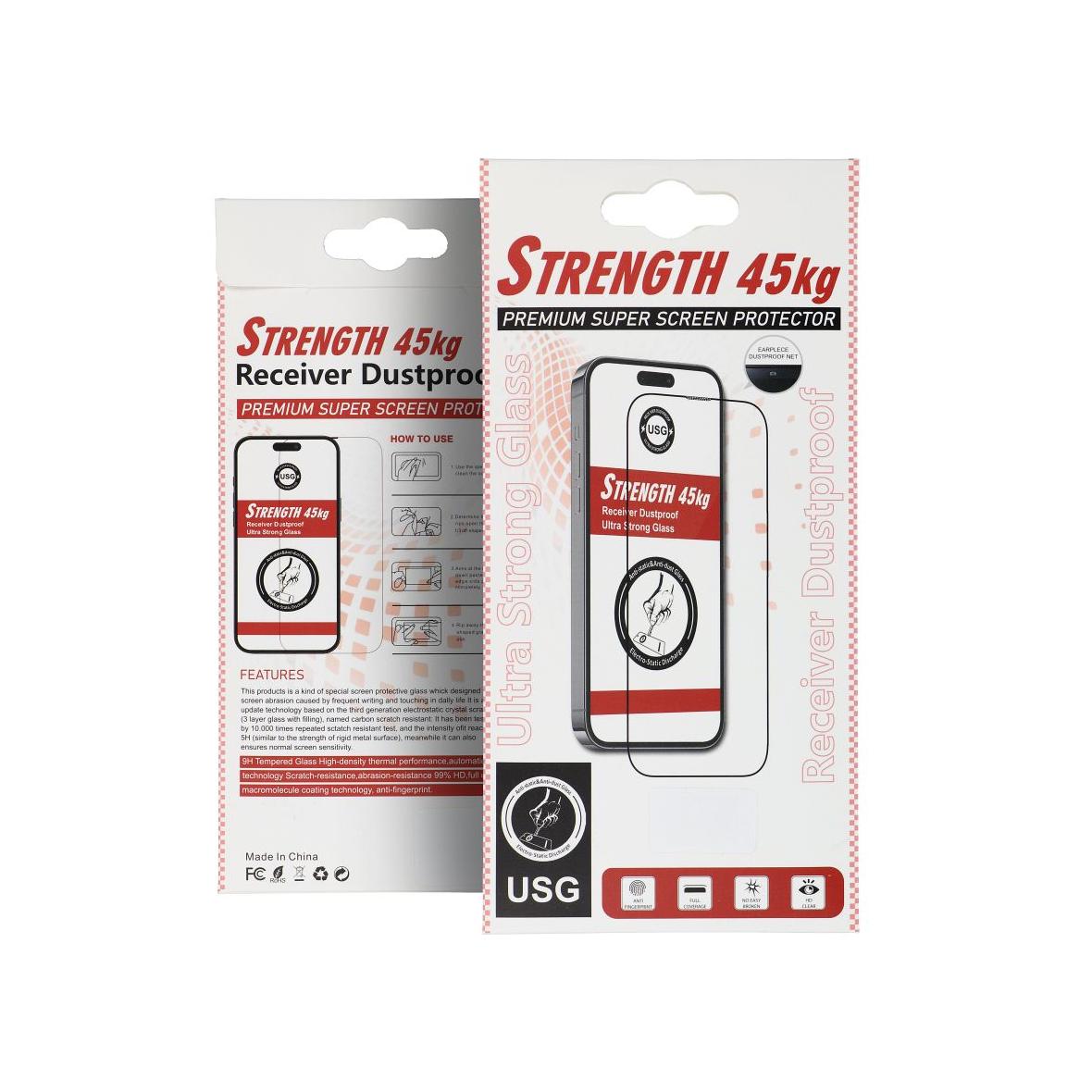 Szkło hartowane ULTRA STRONG 45kg do IPHONE 11 PRO MAX