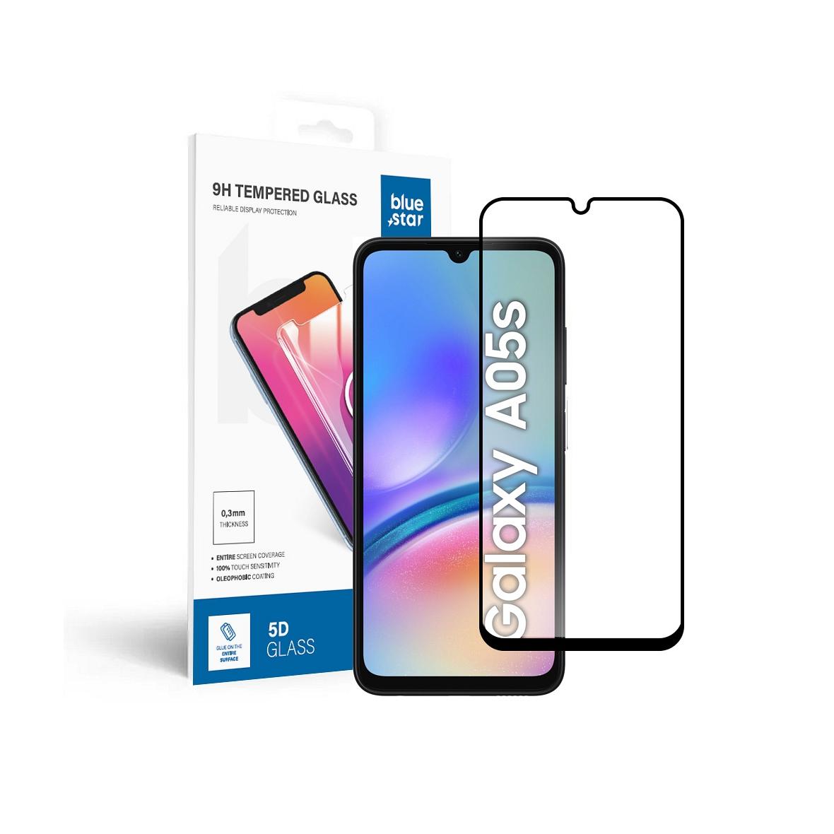 Szkło hartowane do Samsung Galaxy A05s (full glue / case friendly) Blue Star 5D czarne