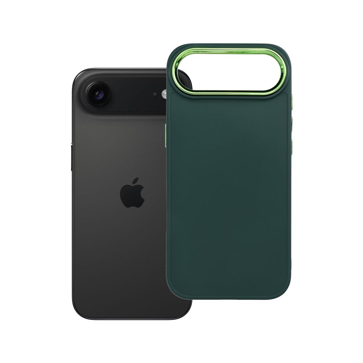 Futerał do iPhone 17 AIR Frame zielony