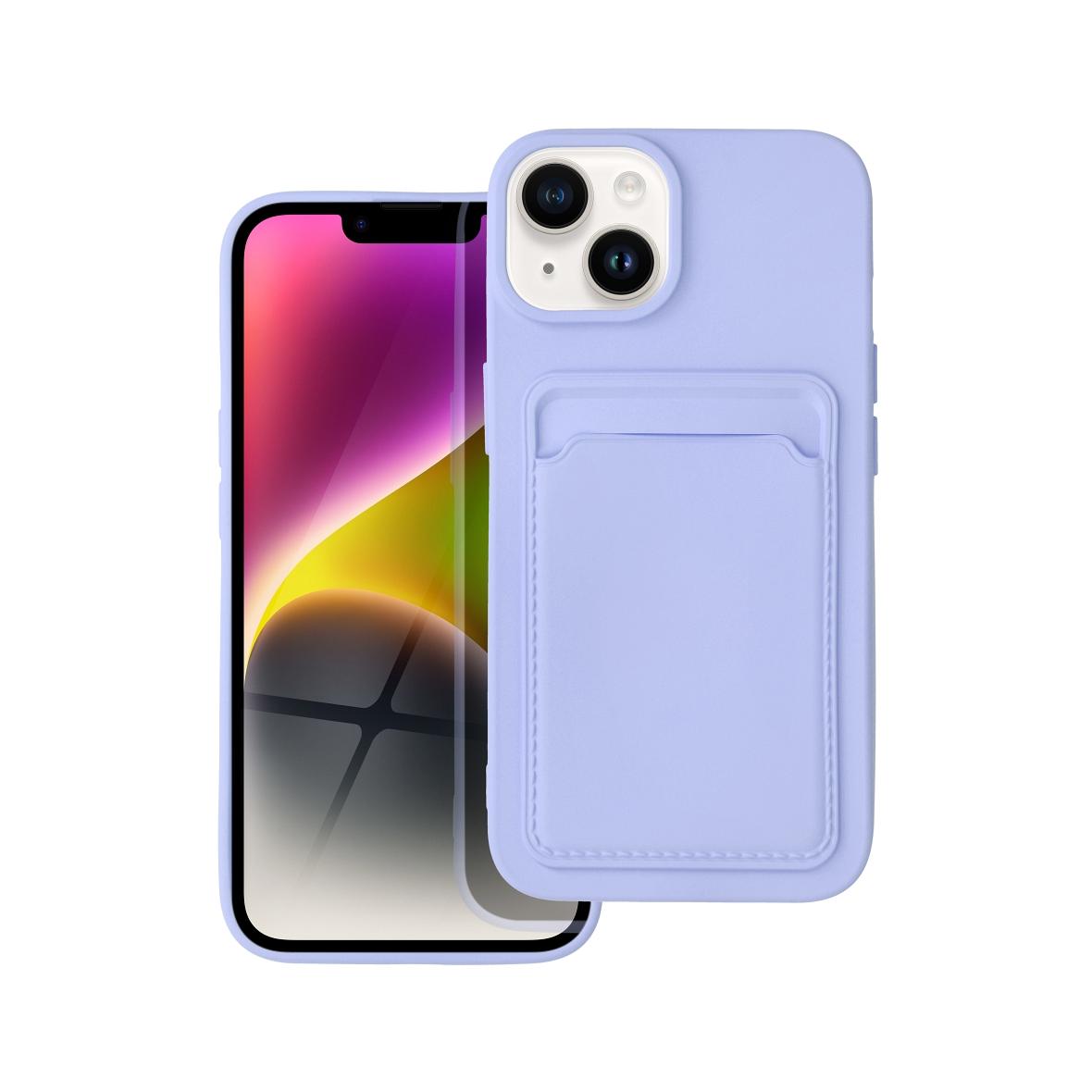 Futerał CARD CASE do IPHONE 14 fioletowy