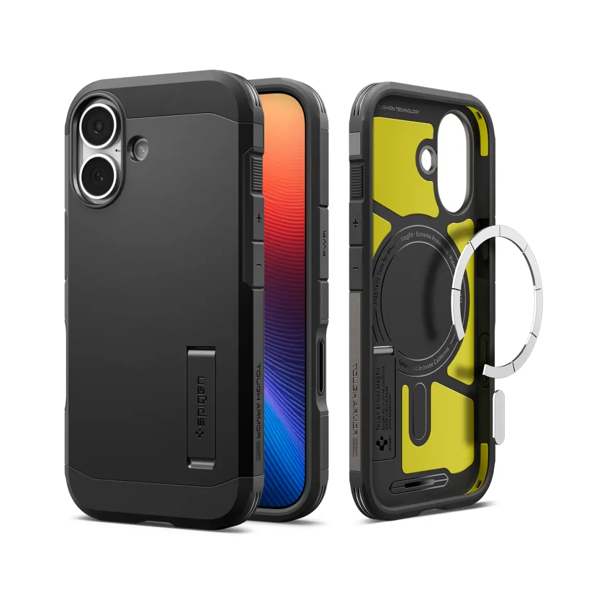 SPIGEN futerał TOUGH ARMOR MAG kompatybilny z MagSafe do IPHONE 17 black