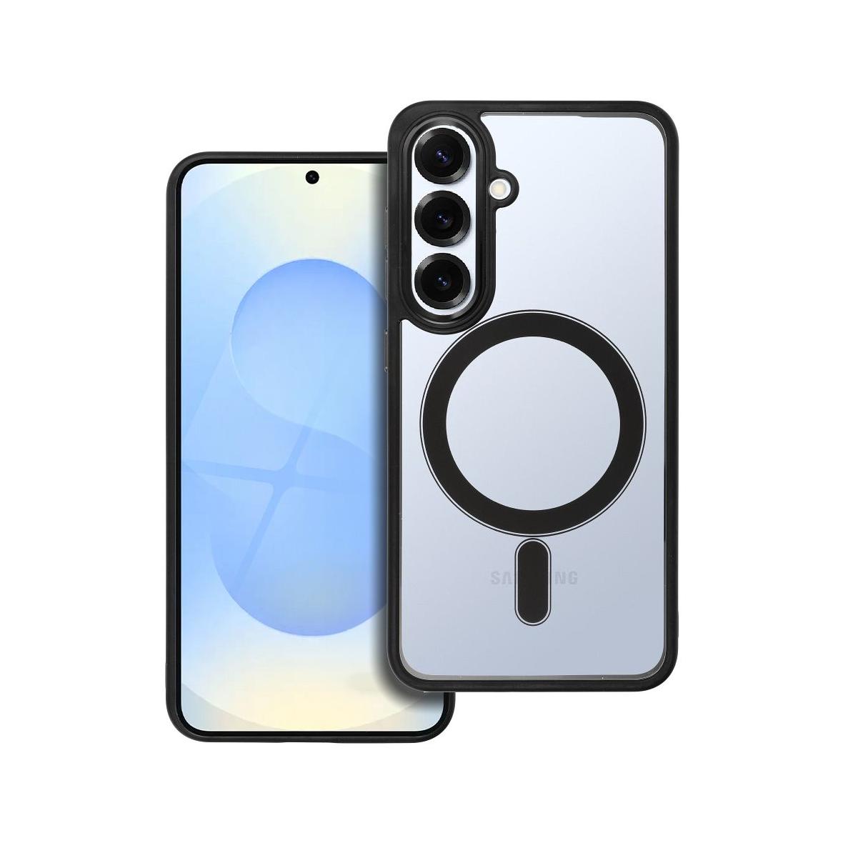 Futerał do Samsung S25 Color Edge Mag Cover zgodny z MagSafe czarny