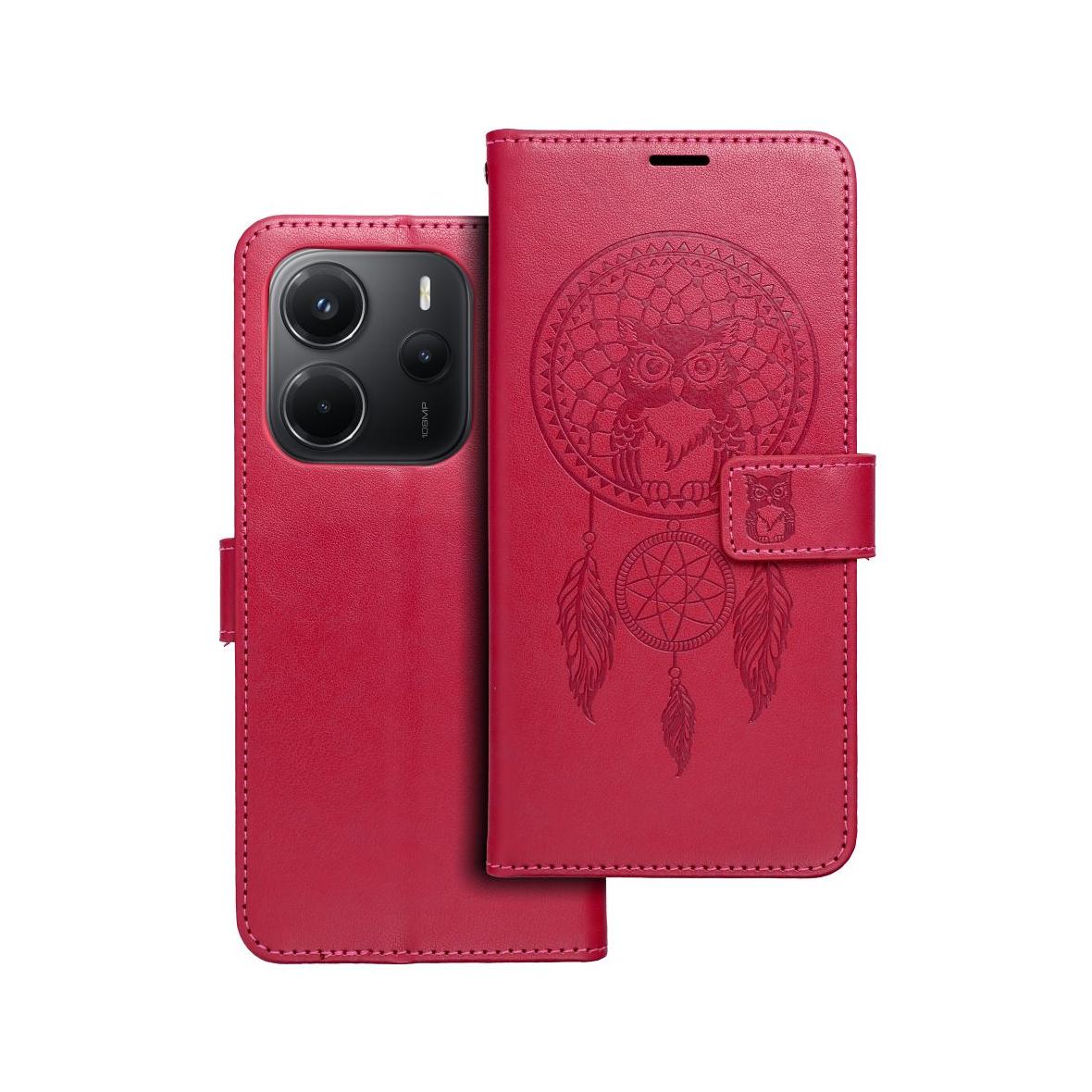 Etui z klapką na Xiaomi Redmi NOTE 14 5G Mezzo Book łapacz snów magenta