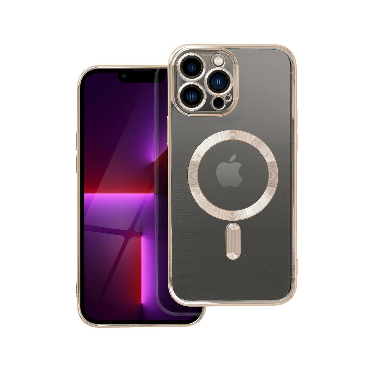 Futerał do iPhone 13 PRO MAX Electro Mag Cover zgodny z MagSafe złoty