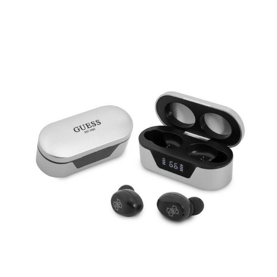 GUESS słuchawki bezprzewodowe bluetooth TWS + stacja dokująca GUTWST31EG (BT5 Classic) szare