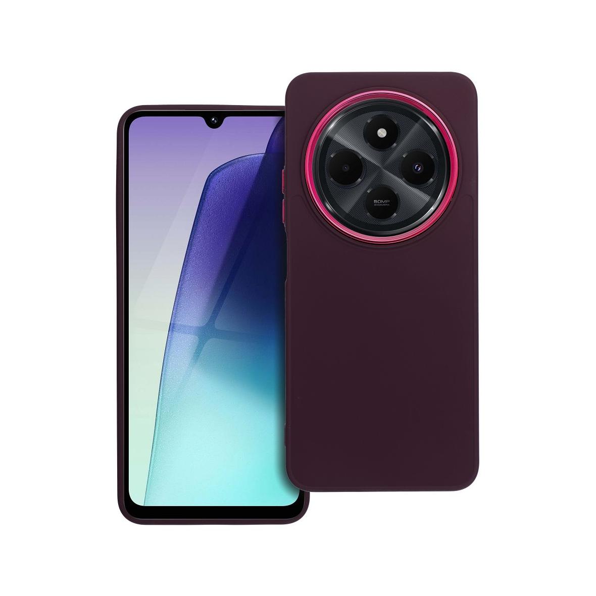 Futerał do Xiaomi Redmi 14C Frame fioletowy