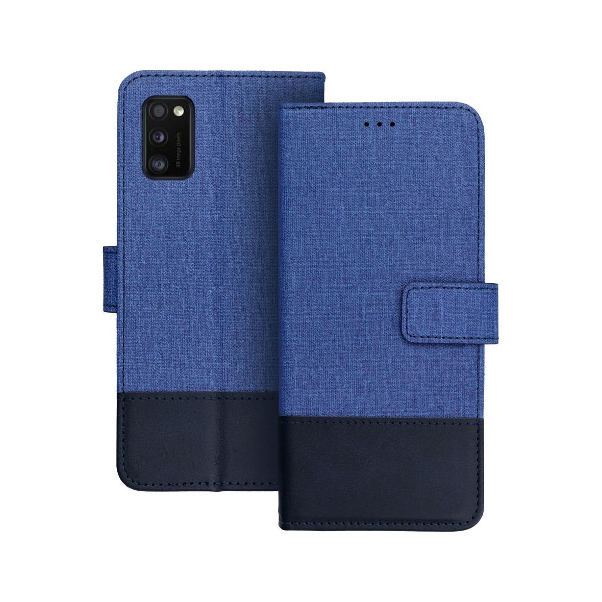 Etui z klapką na Samsung A41 Gomma Book niebieskie