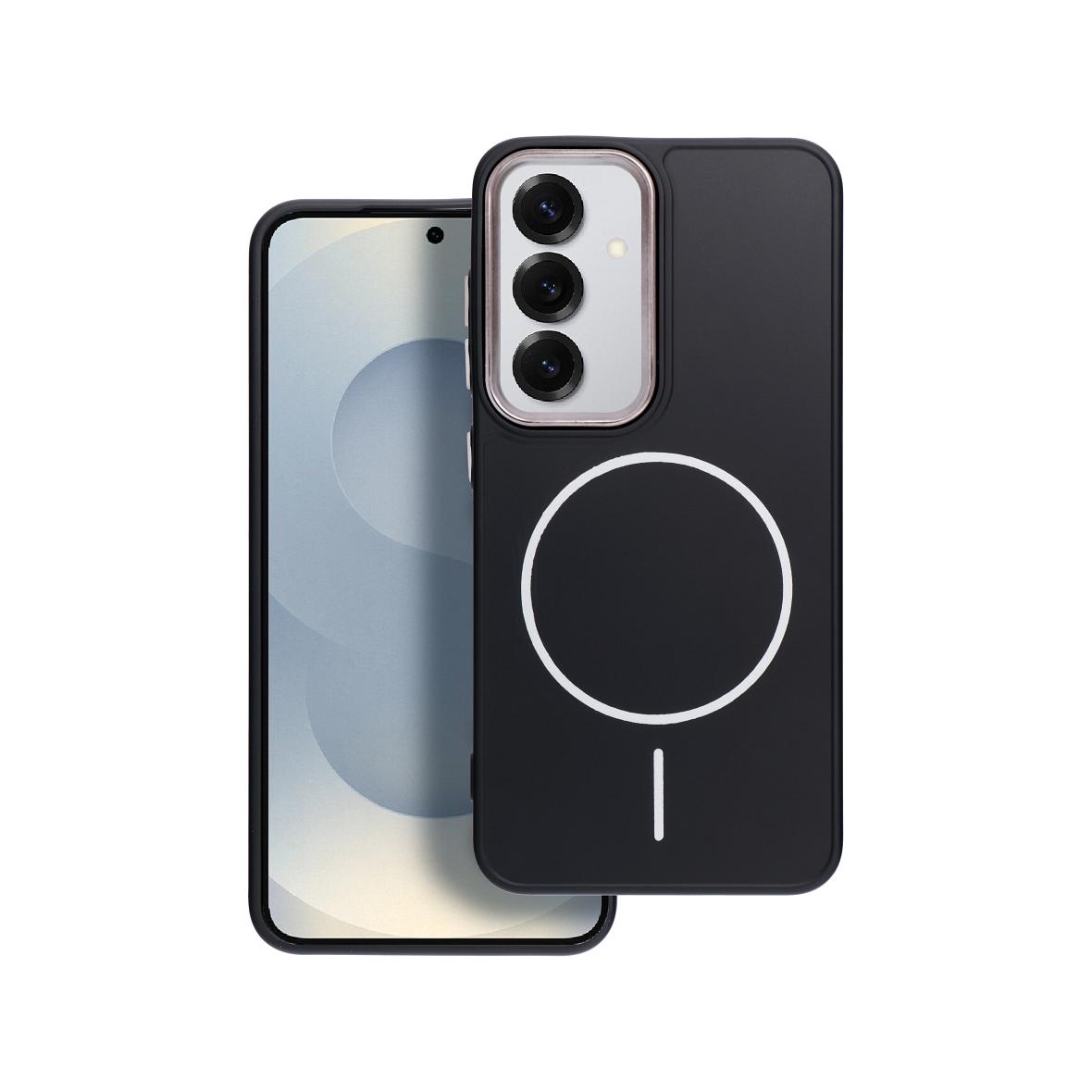 Futerał do Samsung A37 Frame Mag Cover zgodny z MagSafe czarny