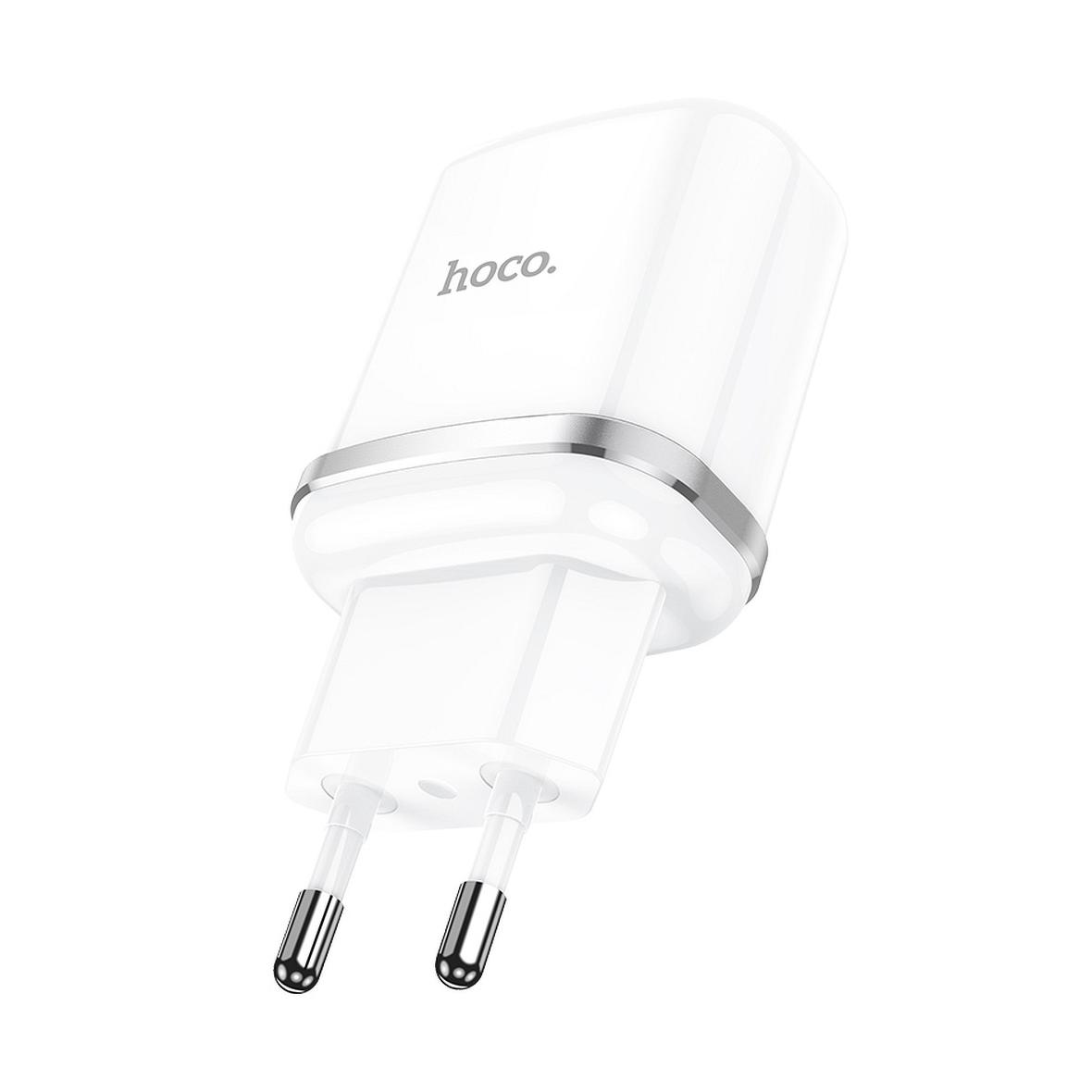 Ładowarka sieciowa do telefonu Hoco USB A QC3.0 3A 18W N3 biała