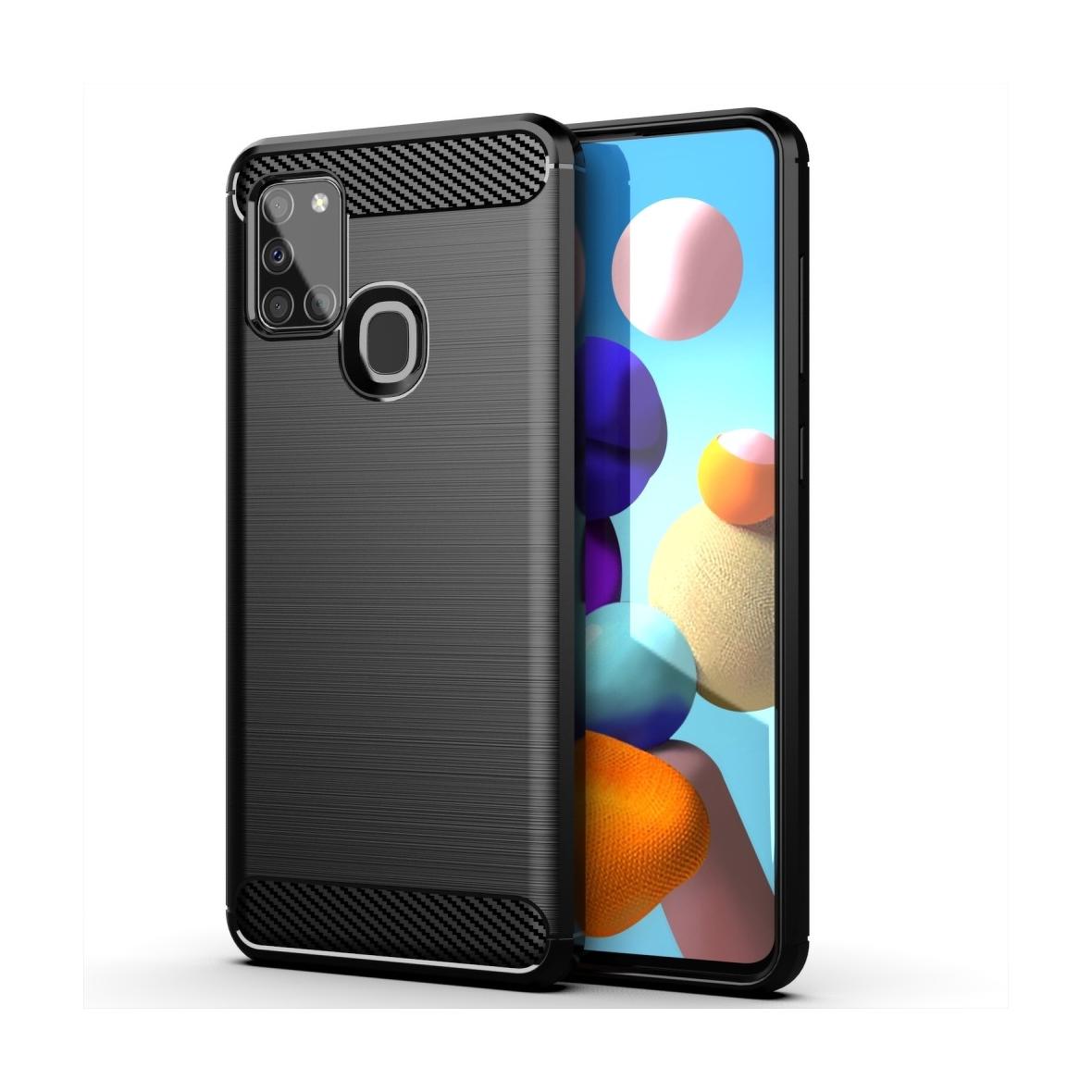 Futerał do Samsung A21S Carbon czarny
