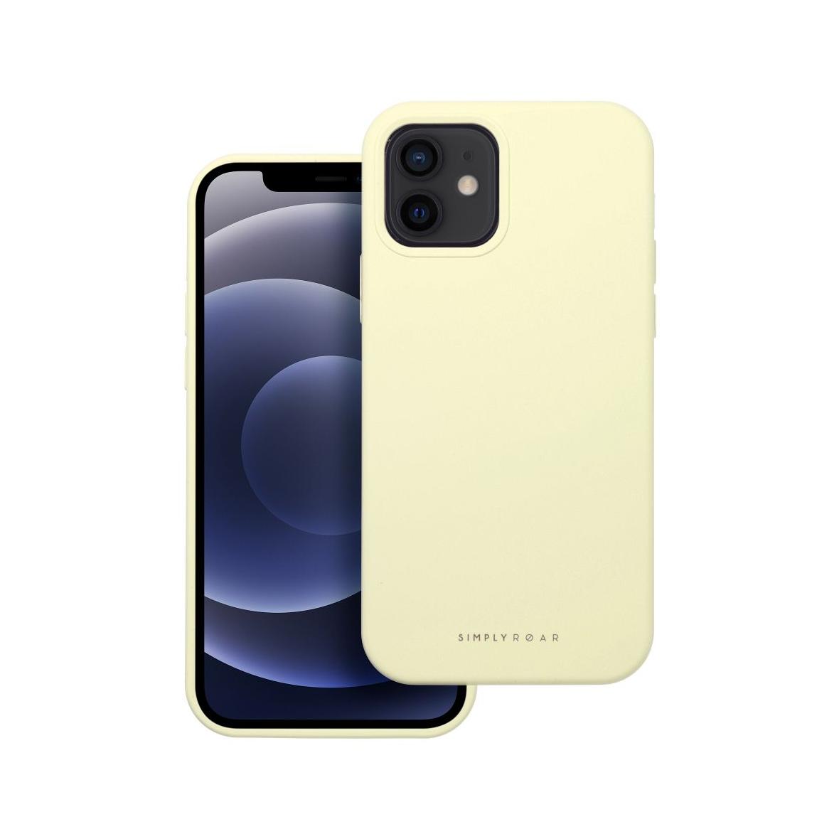 ROAR futerał CLOUD SKIN do IPHONE 12 Jasnożółty