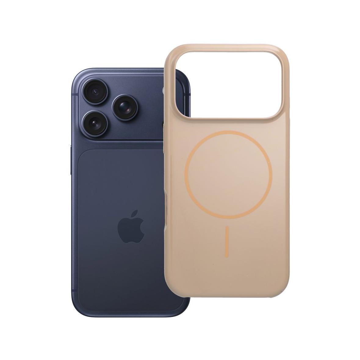 Etui na iPhone 17 PRO Glossy Mag Cover zgodny z MagSafe pasuje do iPhone 17 PRO złote