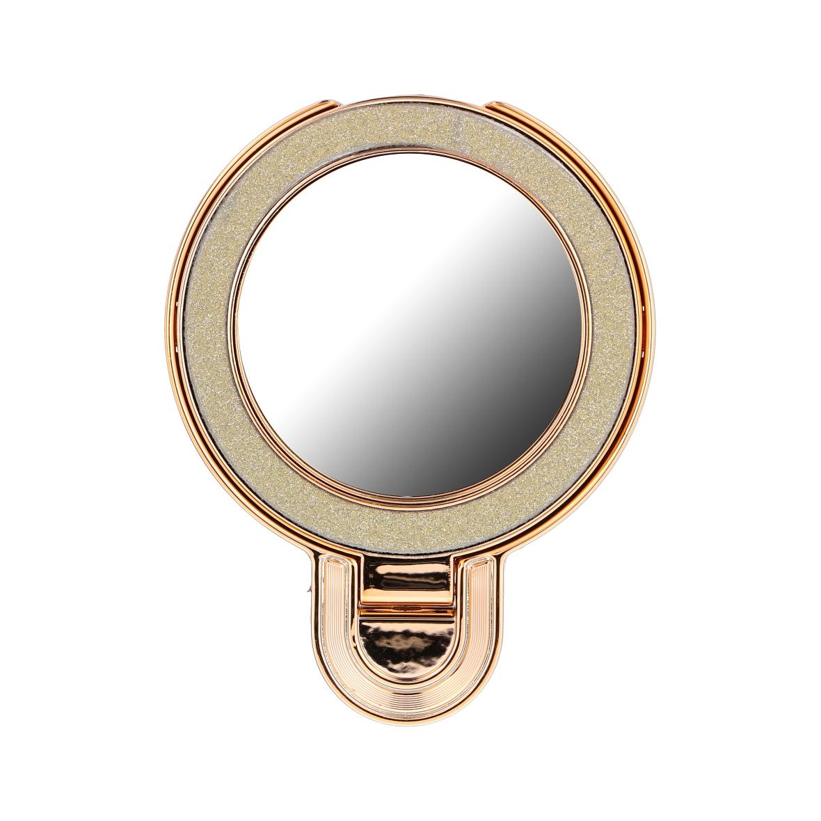 Stojak na telefon CIRCLE MIRROR - naklejany - złoty