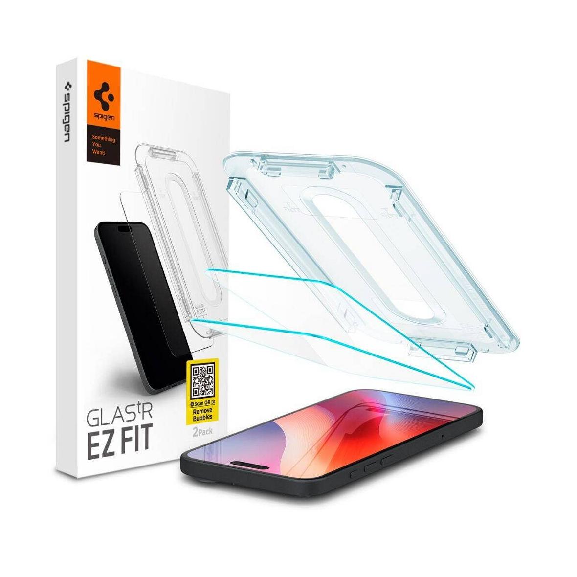 SPIGEN szkło hartowane GLAS.TR ”EZ FIT” do IPHONE 16 Pro Max clear