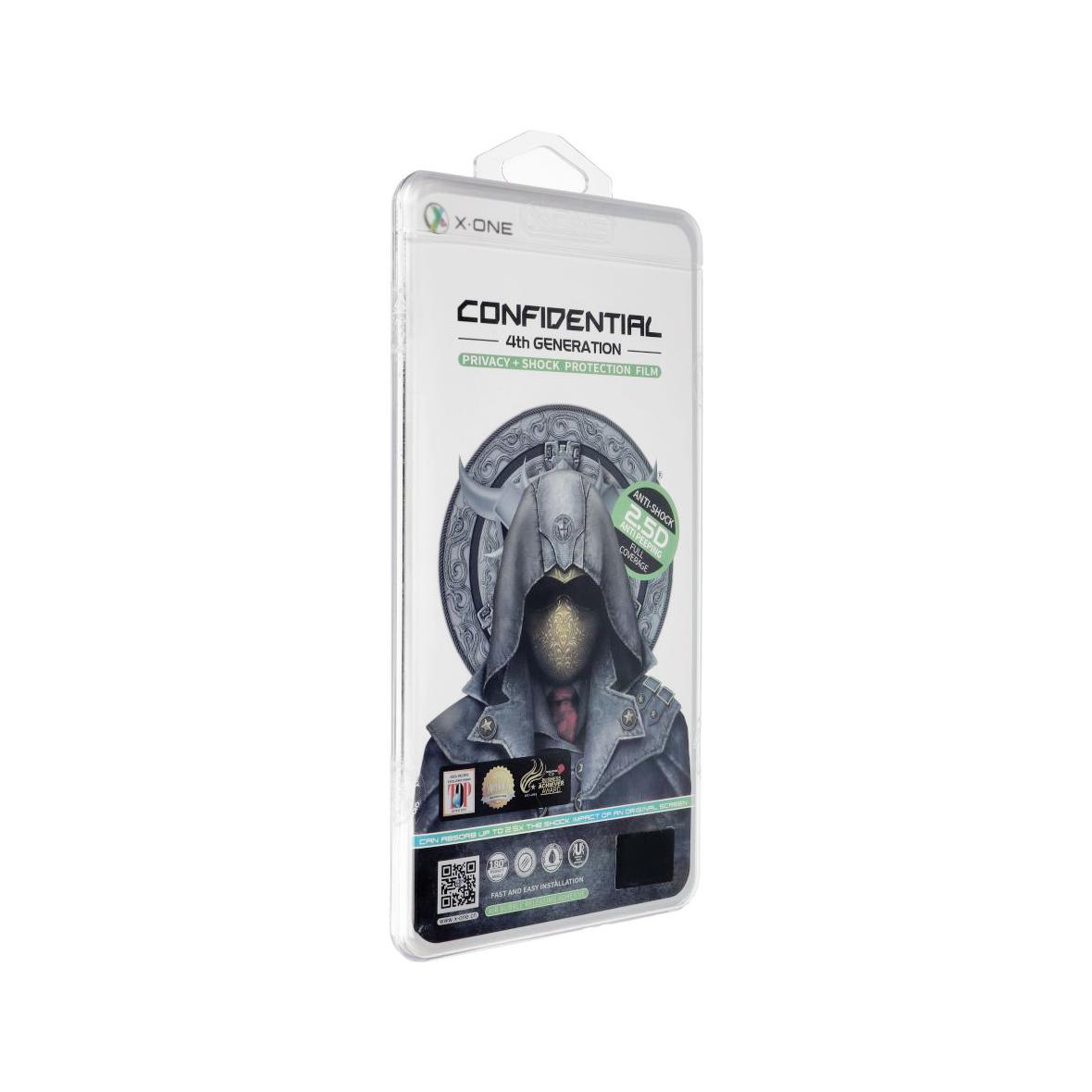 Protektor LCD X-ONE Extreme Shock Eliminator 4th gen. Privacy - do iPhone 15 Plus