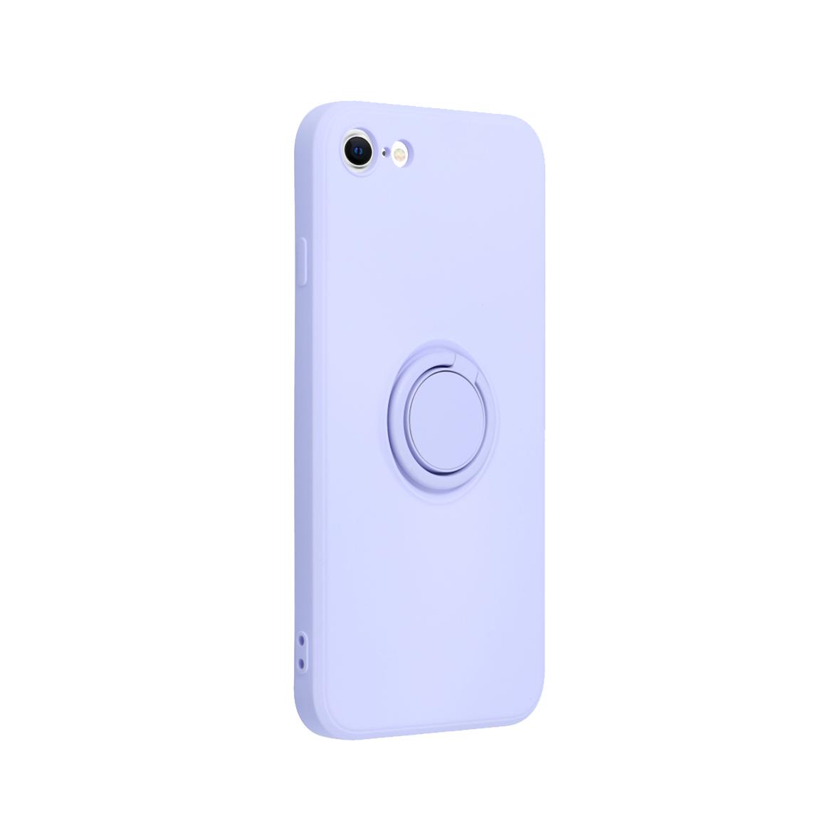 Futerał do iPhone 7 / 8 / SE 2020 / SE 2022 Silicone Ring fioletowy