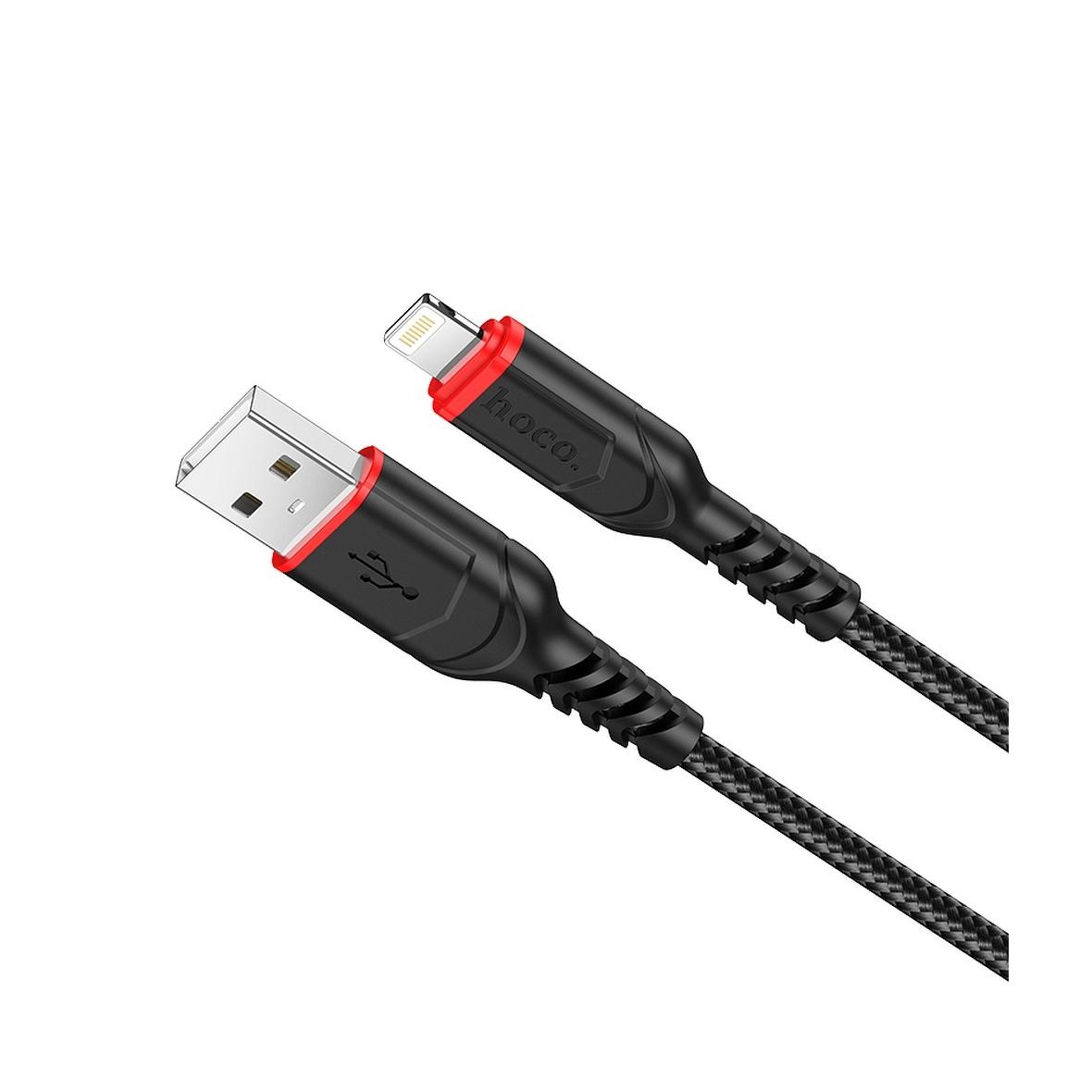 Kabel USB A do Lightning Hoco 2,4A 1 m X59 czarny