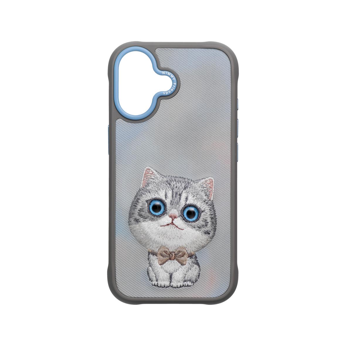 NIMMY futerał BIG EYED PET 2.0 Cat do IPHONE 17 szary