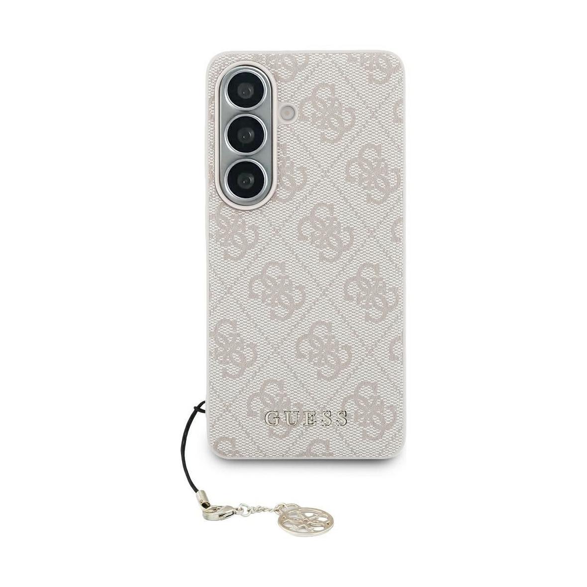 GUESS futerał do SAMSUNG S26 GUHMS26SGF4GPI (PU 4G Classic Logo with Charm) różowy