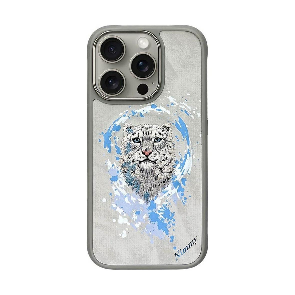 NIMMY futerał PANTERA kompatybilny z MagSafe do IPHONE 16 Pro Max jasno szary