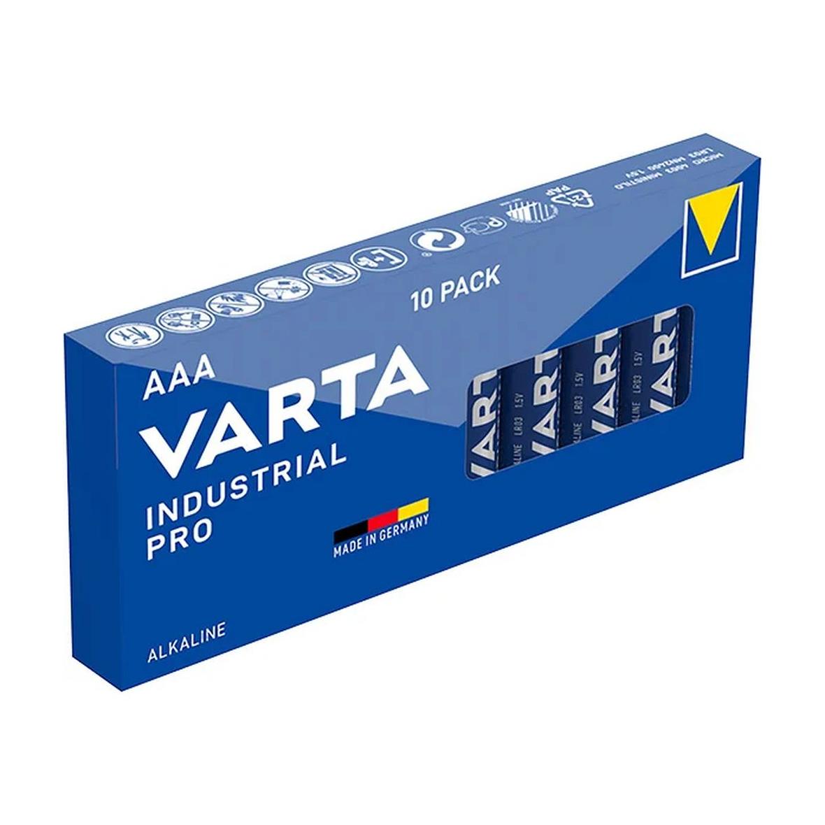VARTA bateria alkaliczna R3 (AAA) Industrial Pro 10 szt