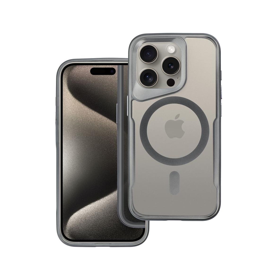 Futerał ERGOFIT NEWZONE kompatybilny z MagSafe do IPHONE 14 szary
