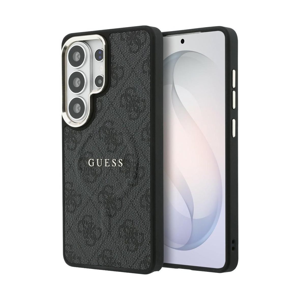 GUESS futerał do SAMSUNG S26 Ultra GUHMS26LP4MSEGCK (4G Embossed Ring MagSafe) czarny