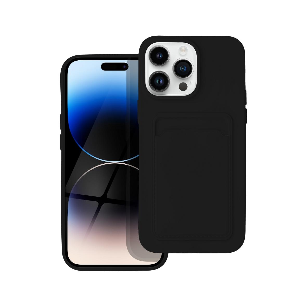 Futerał do iPhone 14 PRO MAX Card Case czarny
