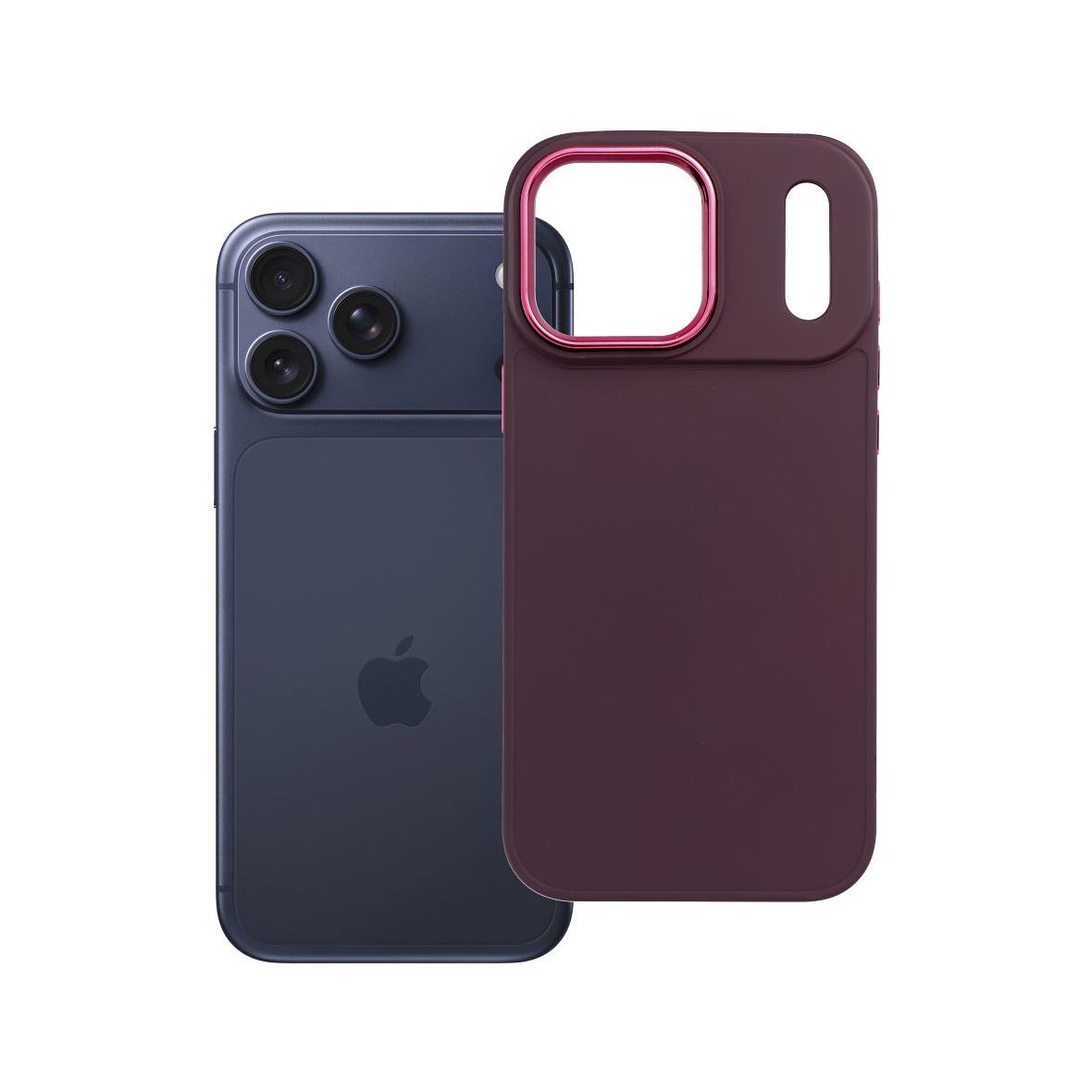 Futerał do iPhone 17 PRO MAX Frame fioletowy
