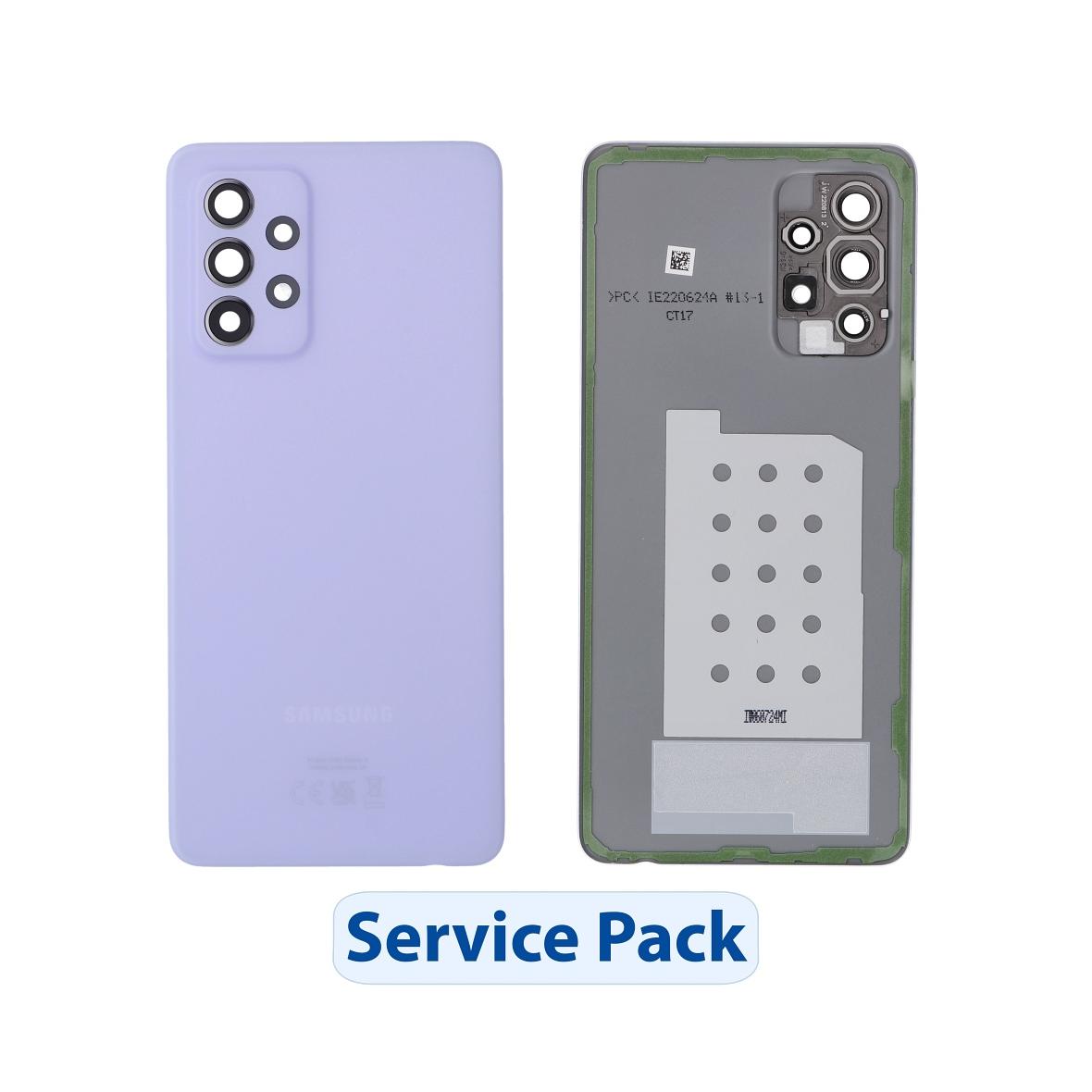ServicePack klapka bateri / obudowa tylna do SAMSUNG A52s 5G A528B GH82-26858C Purple