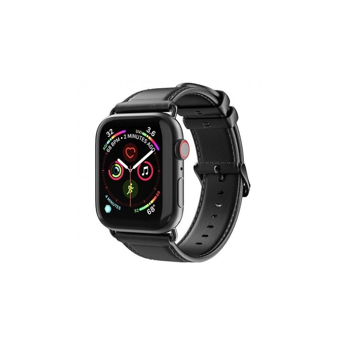 DUX DUCIS pasek YA skórzany do Apple Watch 38 / 40 / 41 mm czarny