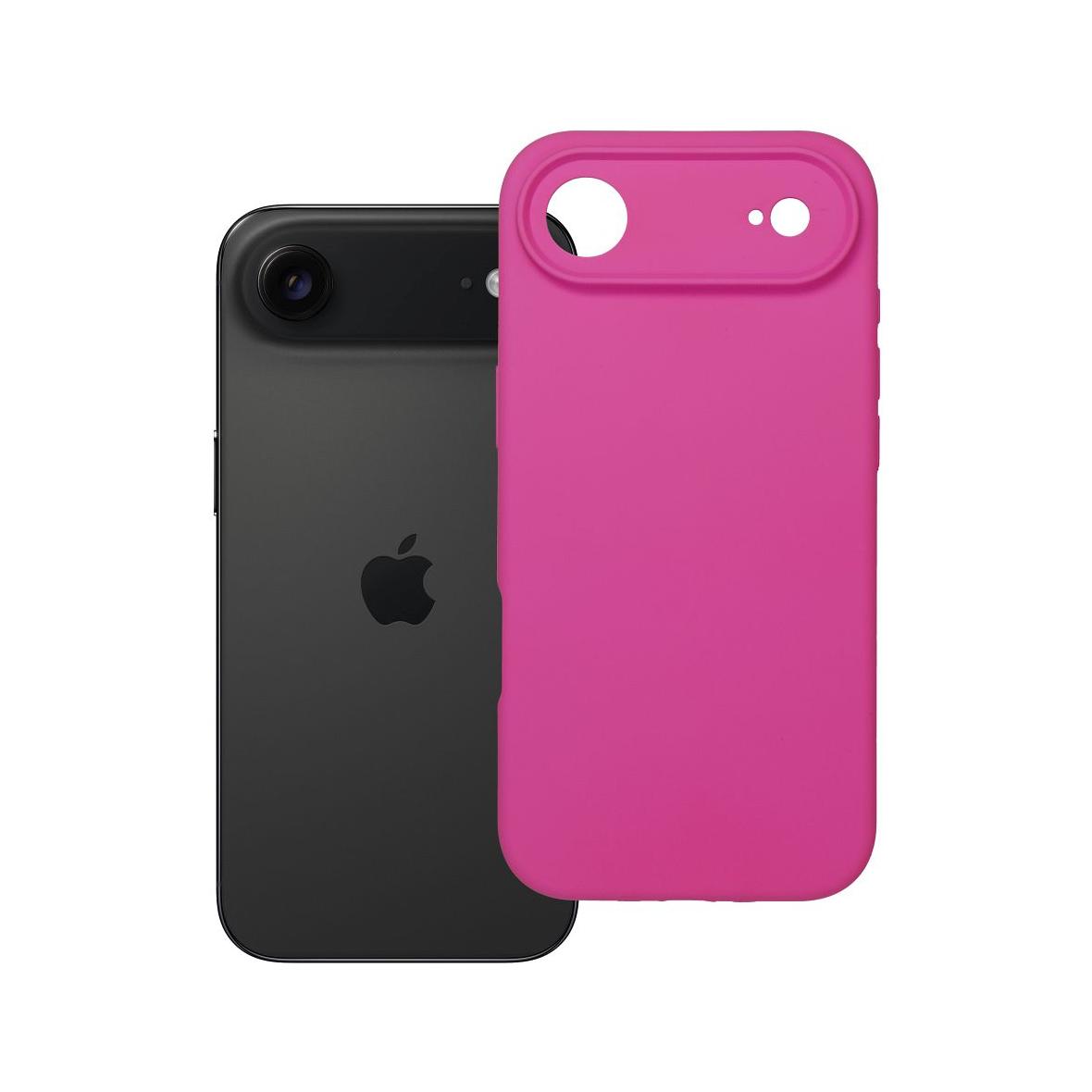 Futerał do iPhone 17 AIR Silicone 2mm zgodny z MagSafe różowy