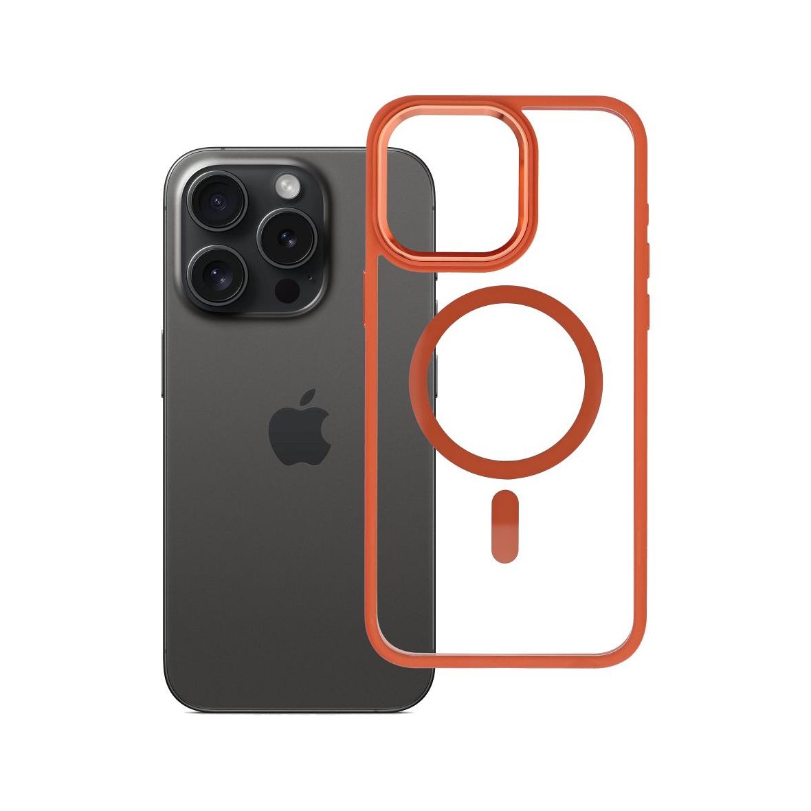 ROAR futerał MAG BUMPER kompatybilny z MagSafe do IPHONE 15 Pro Max pomarańczowy