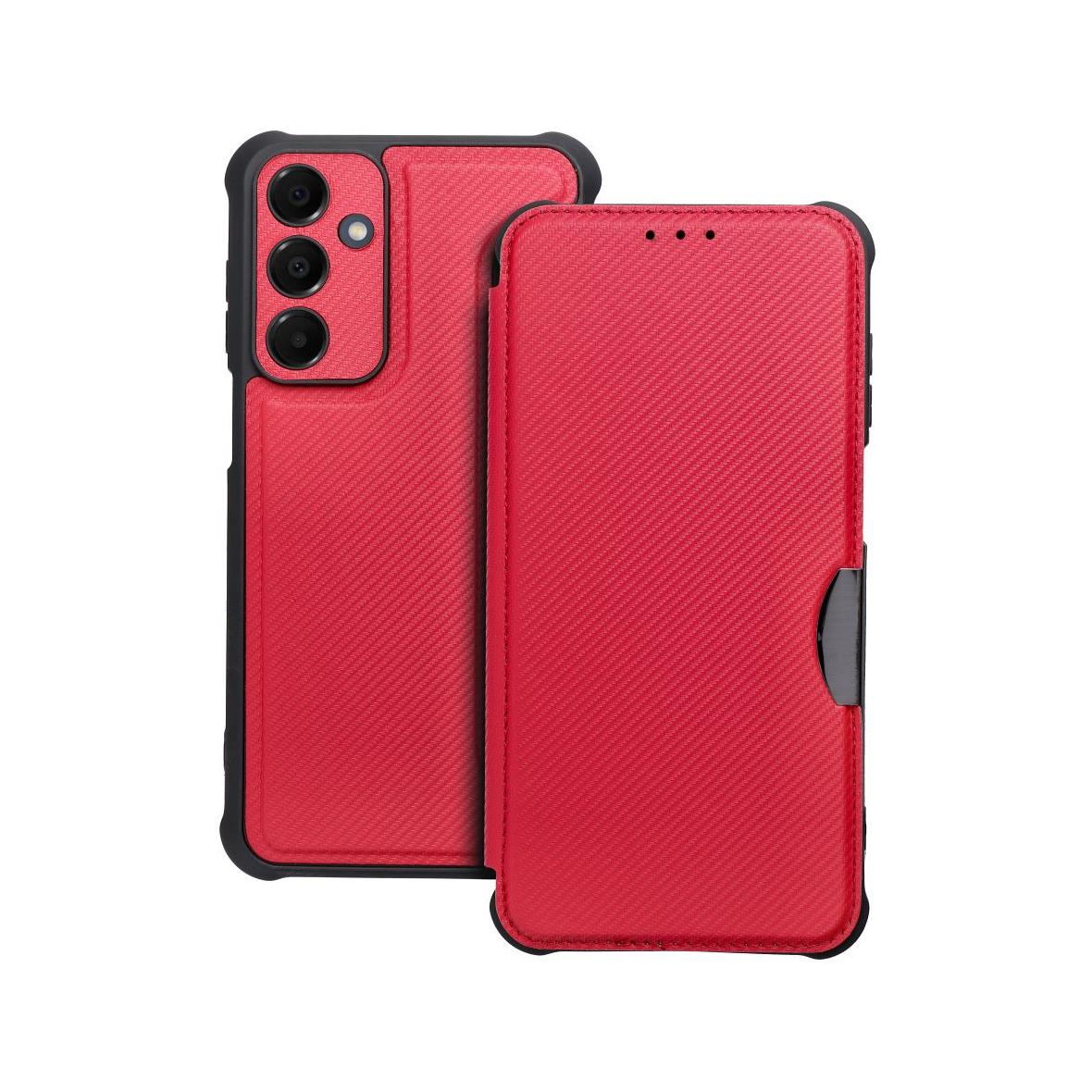 Etui z klapką na Samsung A16 5G Razor Book czerwone