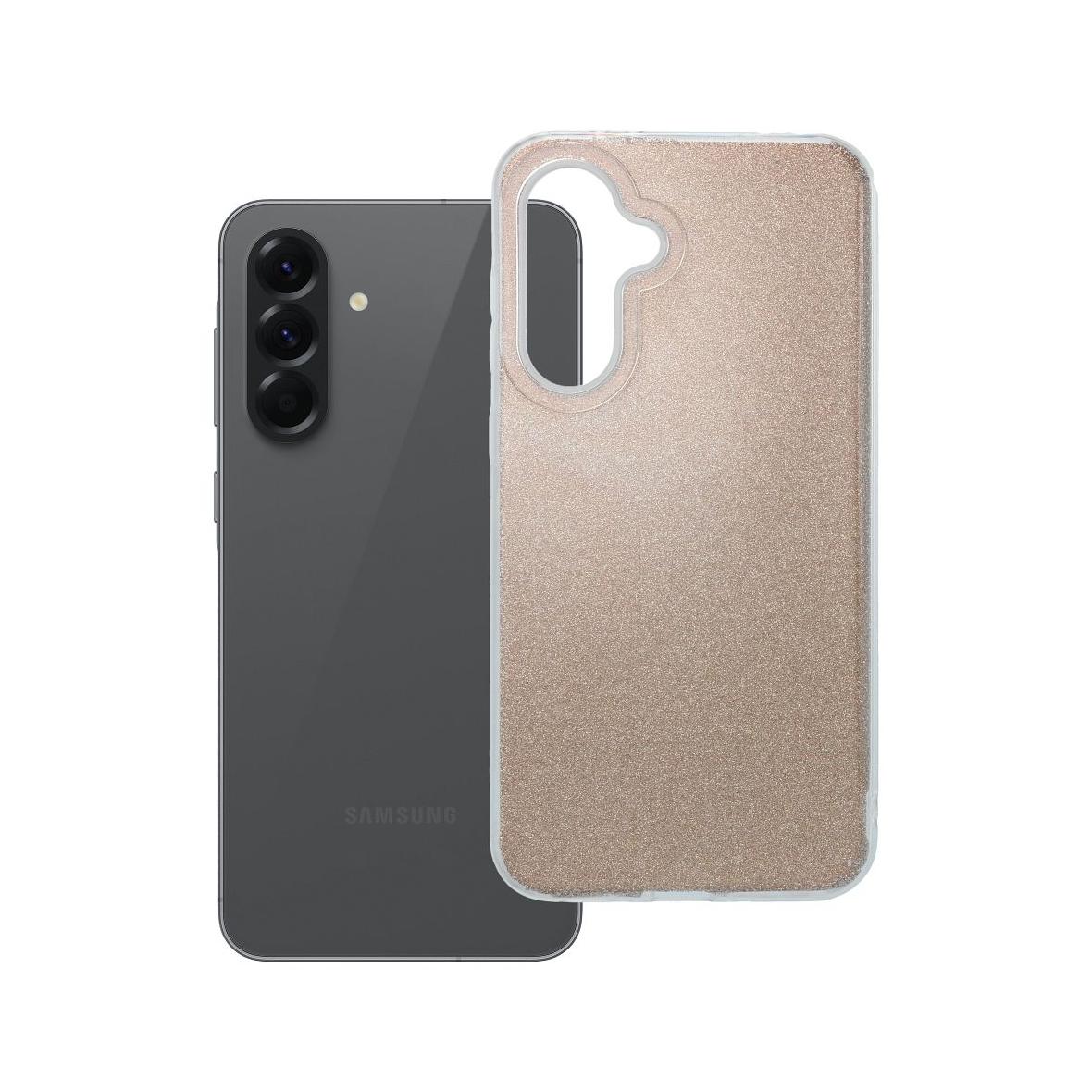 Futerał do Samsung A56 5G Shining złoty