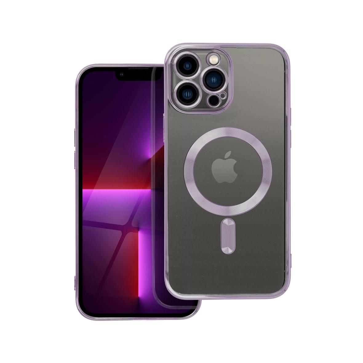 Futerał do iPhone 13 PRO MAX Electro Mag Cover zgodny z MagSafe fioletowy