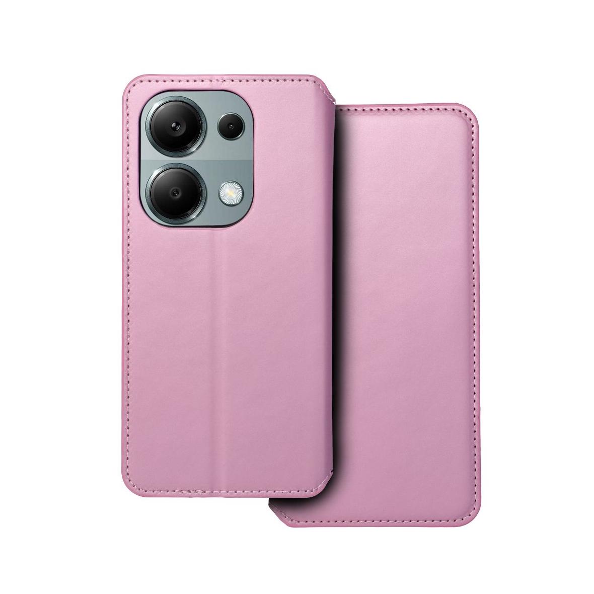Etui z klapką na Xiaomi Redmi NOTE 13 PRO 4G Dual Pocket Book jasnoróżowe