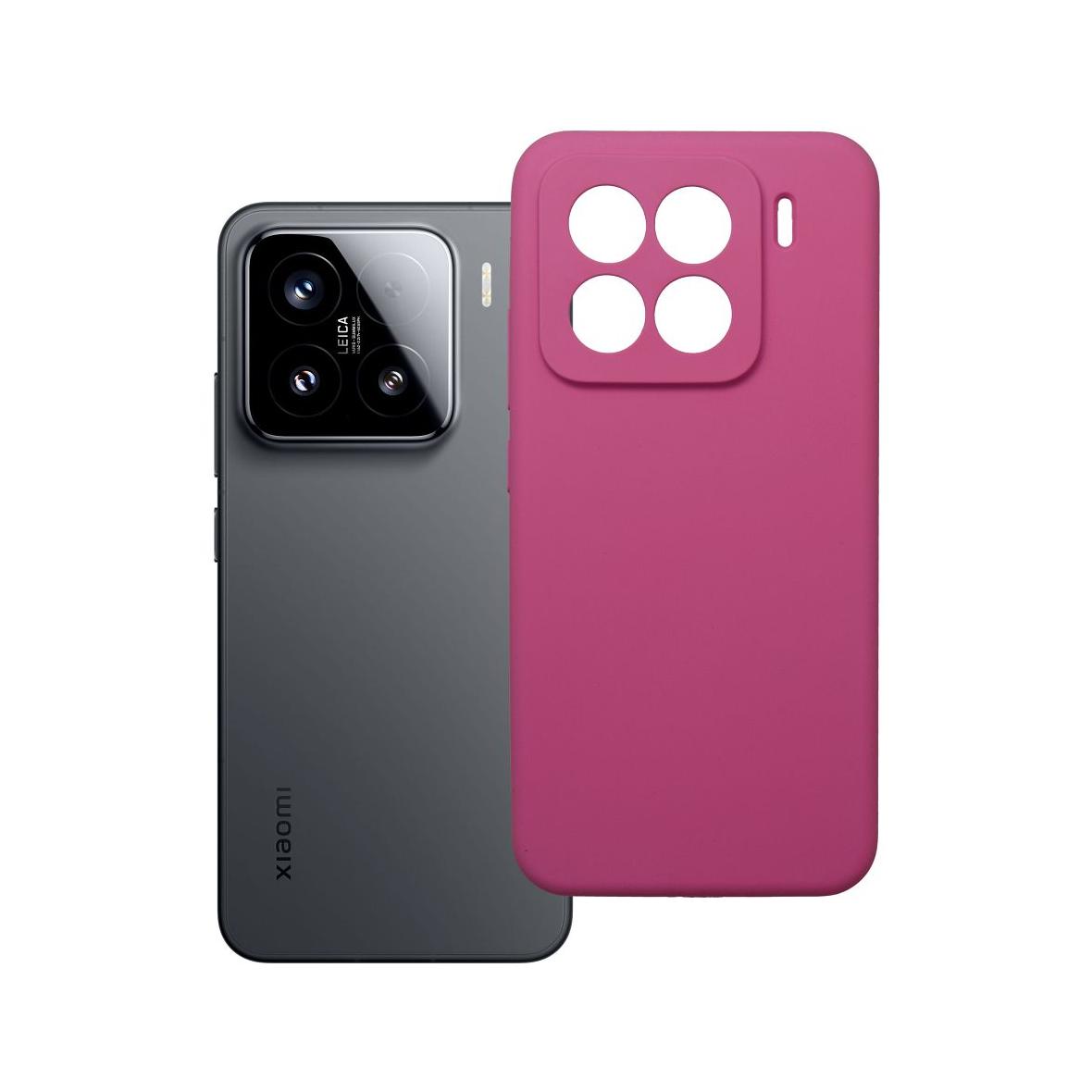 Futerał do Xiaomi 15 Silicone 2mm różowy