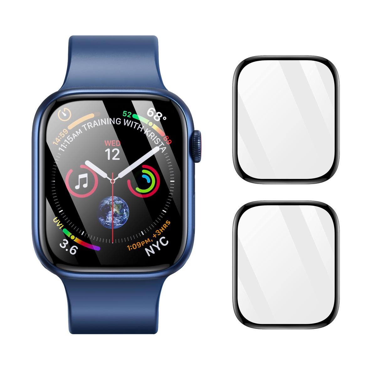 DUX DUCIS protektor PMMA z ramką do Apple Watch 10 46 mm czarne