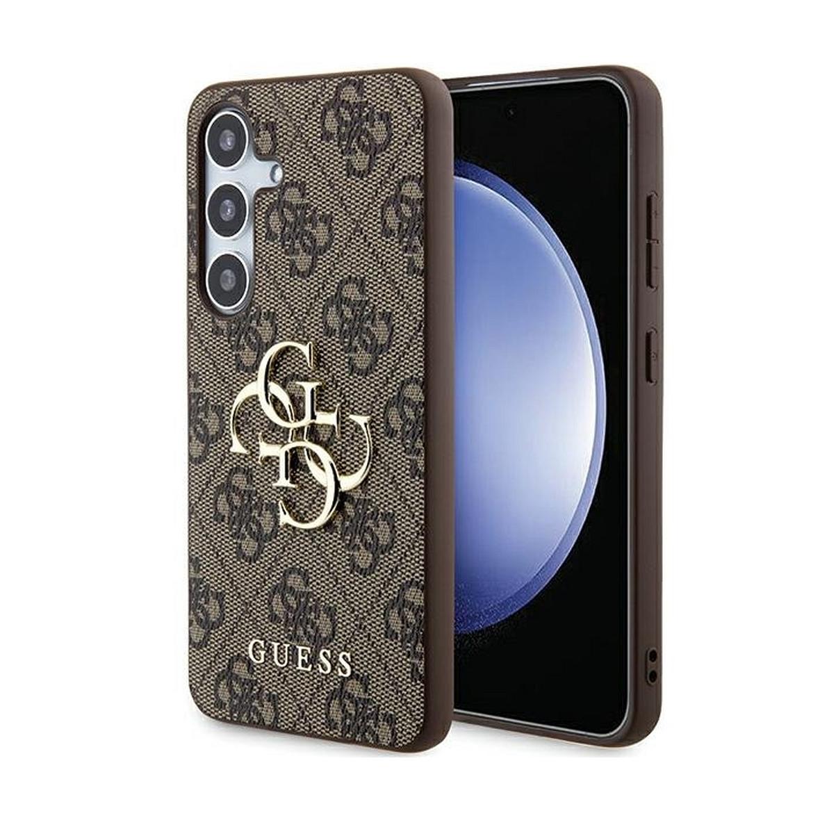 GUESS futerał do SAMSUNG A55 GUHCSA554GMGBR (PU Big 4G Metal Logo) brązowy