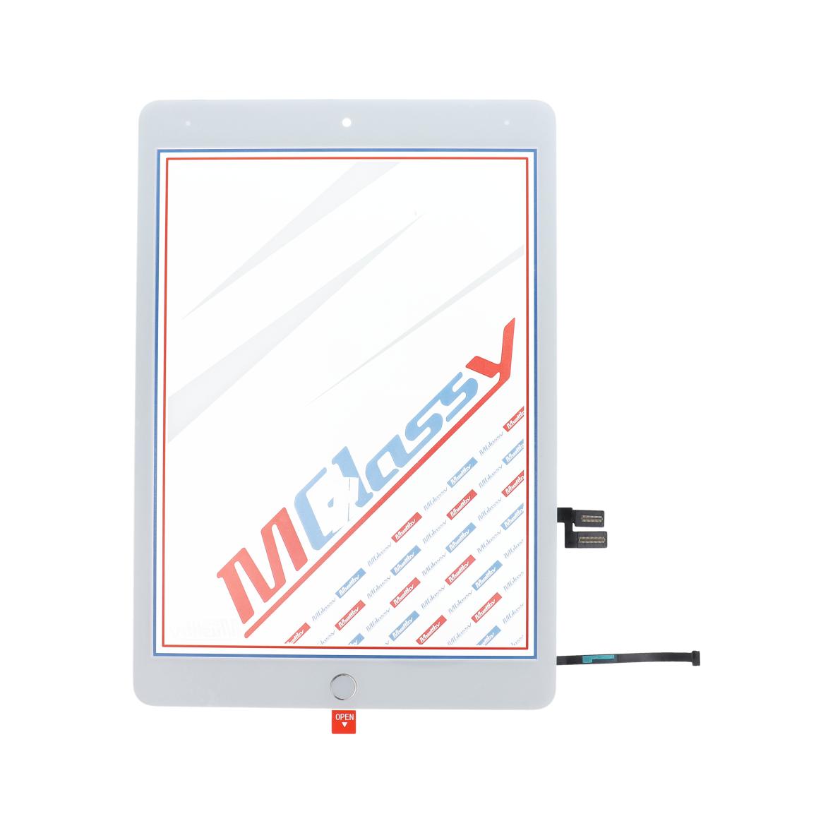 MUSTTBY Ekran dotykowy + taśma klejąca + Home do iPAD 9 (biały)