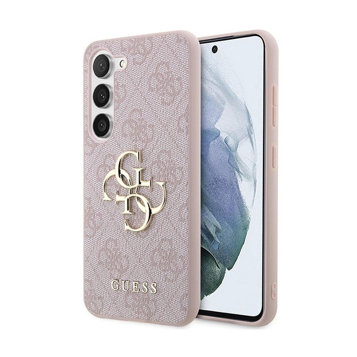 GUESS futerał do SAMSUNG A55 GUHCSA554GMGPI (4G Big Metal Logo) różowy