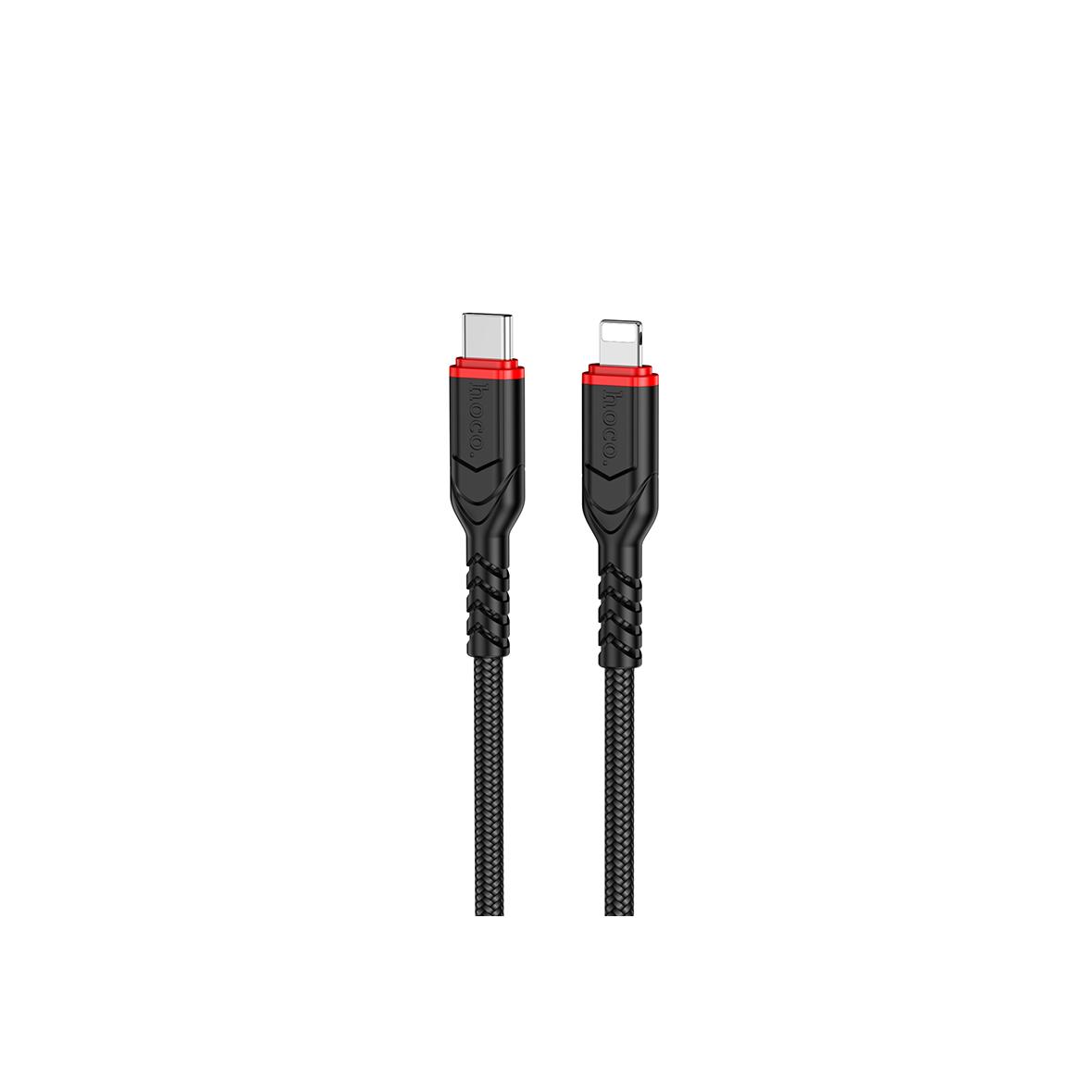 Kabel USB C do Lightning Hoco PD 27W 3 m X59 czarny