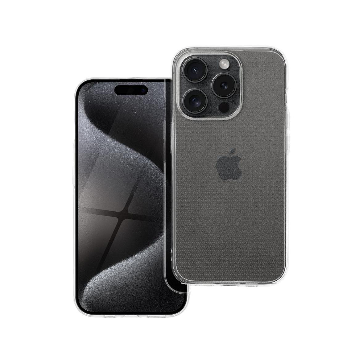 Futerał do iPhone 15 PRO Clear Case 2 mm (camera protection) transparentny