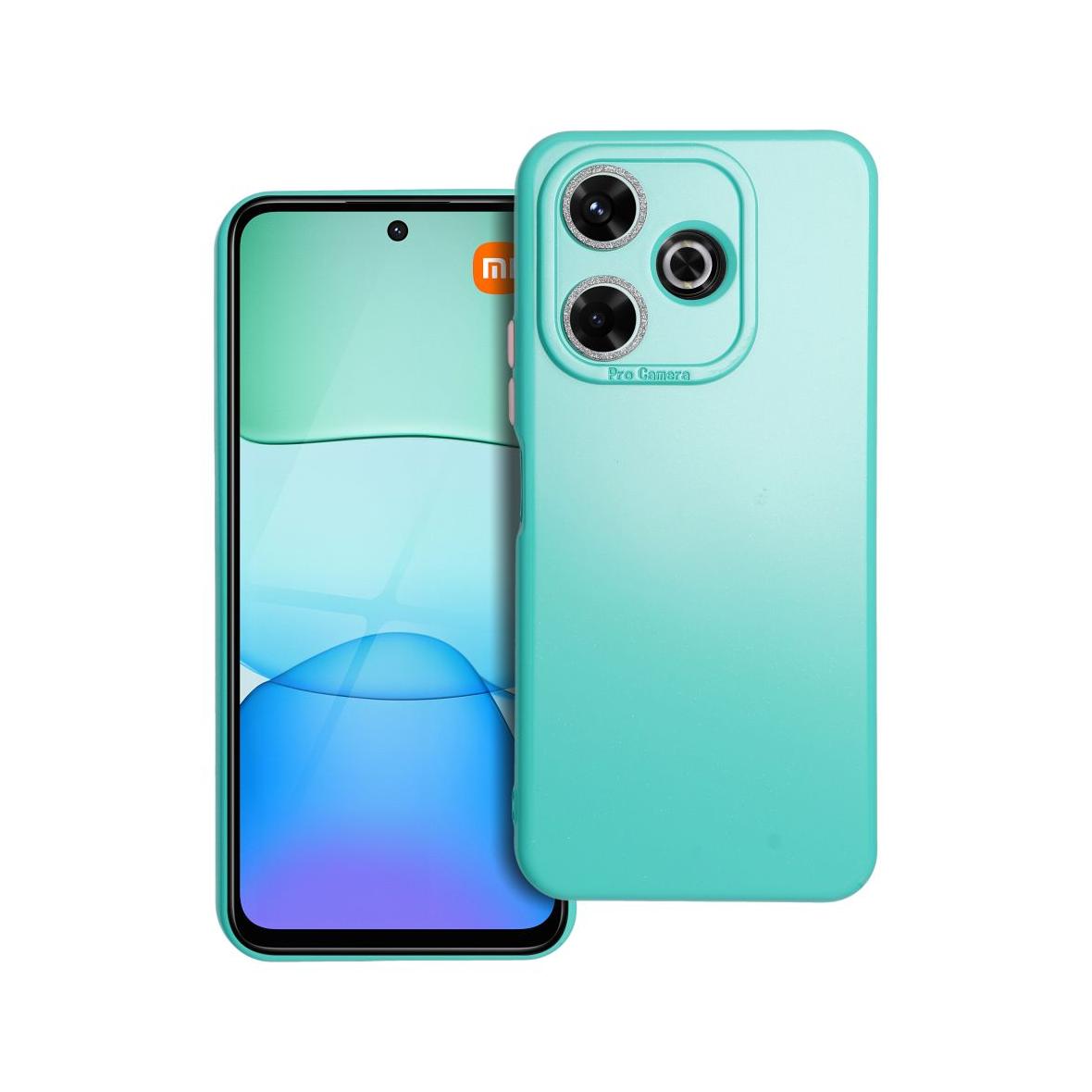 Futerał PASTEL SHINE do XIAOMI Redmi 13 zielony