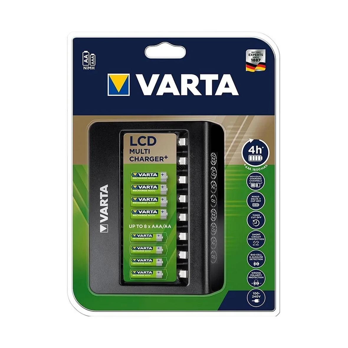 VARTA ładowarka LCD MULTI CHARGER + 57681 (bez akumulatorów)