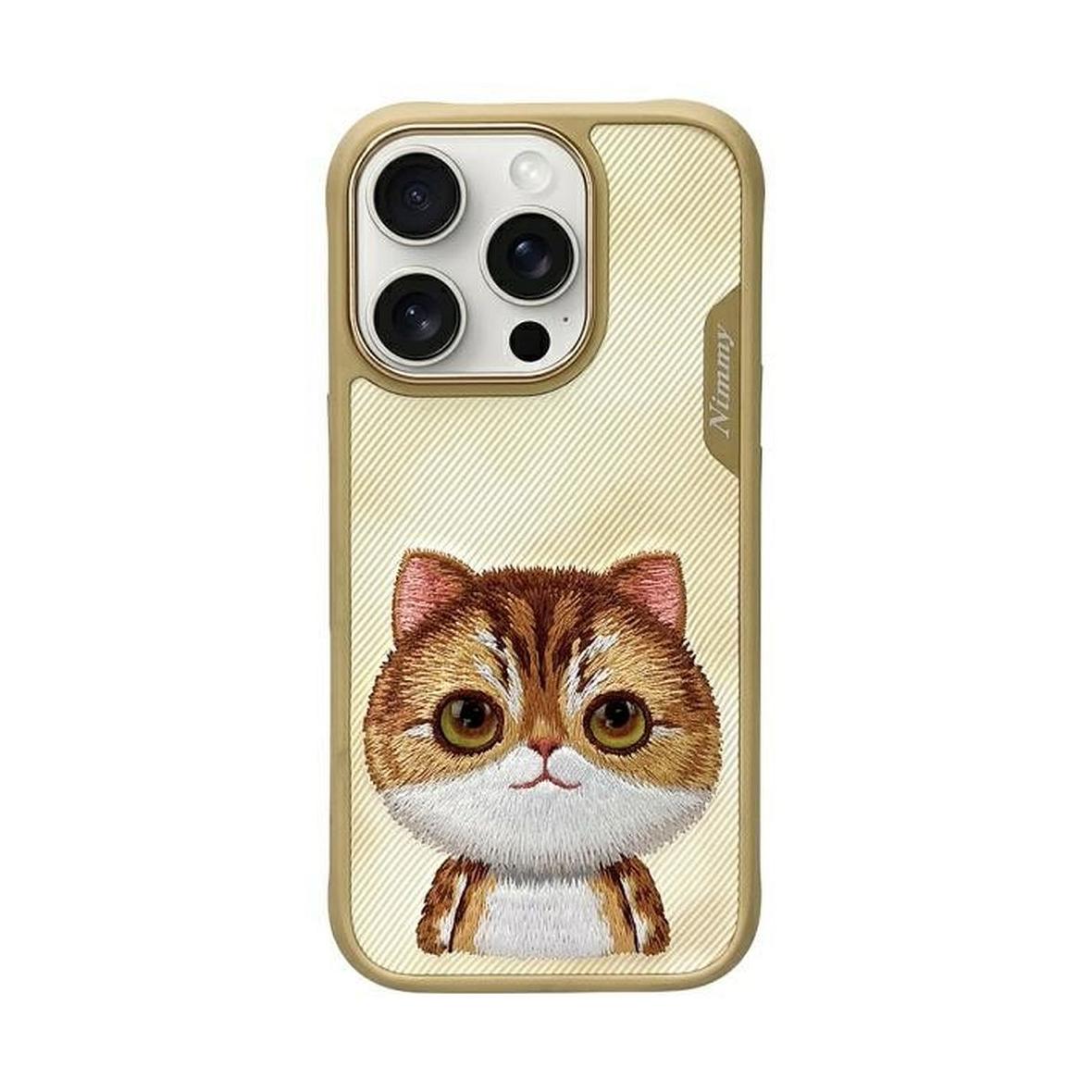 NIMMY futerał BIG EYED PET 2.0 Cat do IPHONE 16 Pro Max khaki