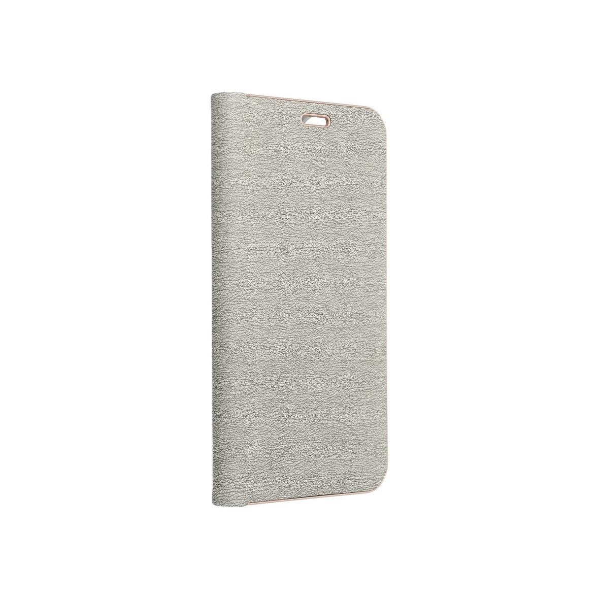 Etui z klapką na Samsung A13 5G / A04S Luna Book Gold srebrne