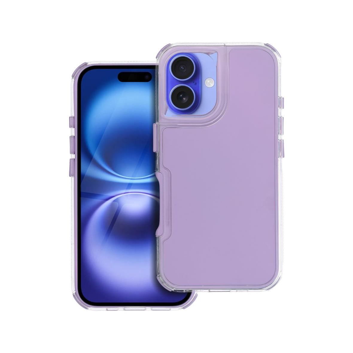 Futerał do iPhone 16 Matrix jasnofioletowy
